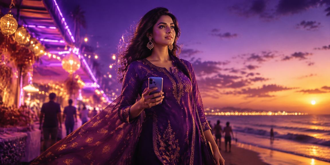 Mobile phone showing Indian UPI payment apps